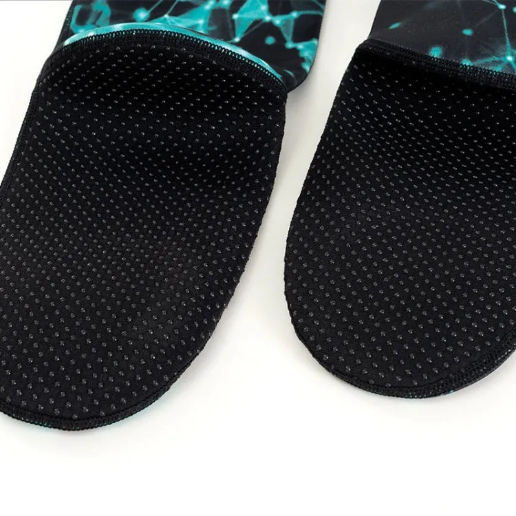 3mm Waterproof Long Beach Diving Socks Warm Non-slip Snorkeling Socks, Size: XL(Black)