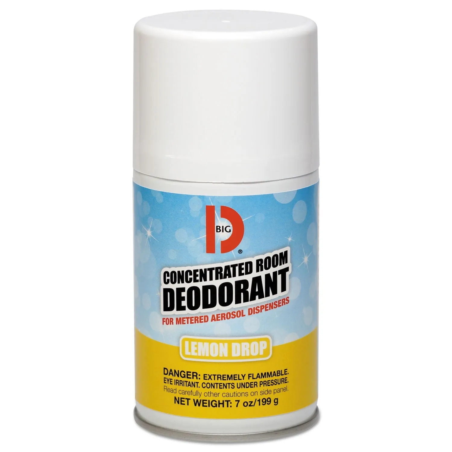 AIR FRESHENER Big D Aerosol, Lemon Scent, 7oz (12/cs)