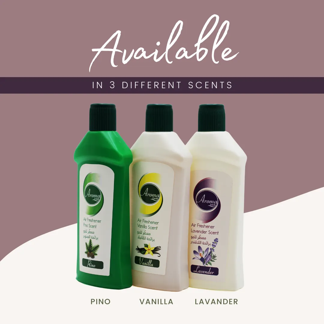Aroma Fresh Concentrated Air Freshener, Air Freshener for Bathroom, Liquid Freshener for Kitchen, Lavender Scent, 130 ml