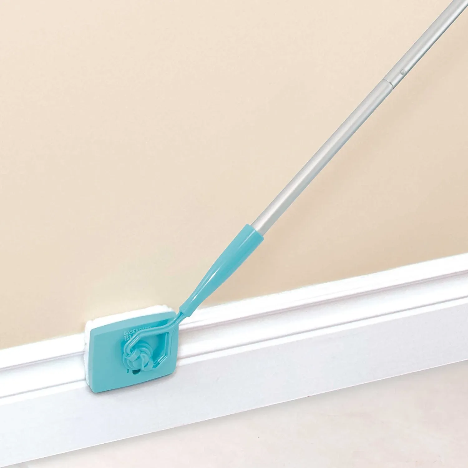 Baseboard Buddy Retractable Universal Cleaning Brush and Mop
