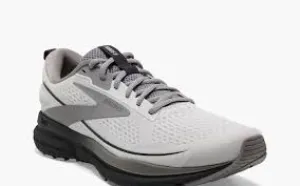 BROOKS MENS TRACE 3 WHITE/ALLOY/EBONY