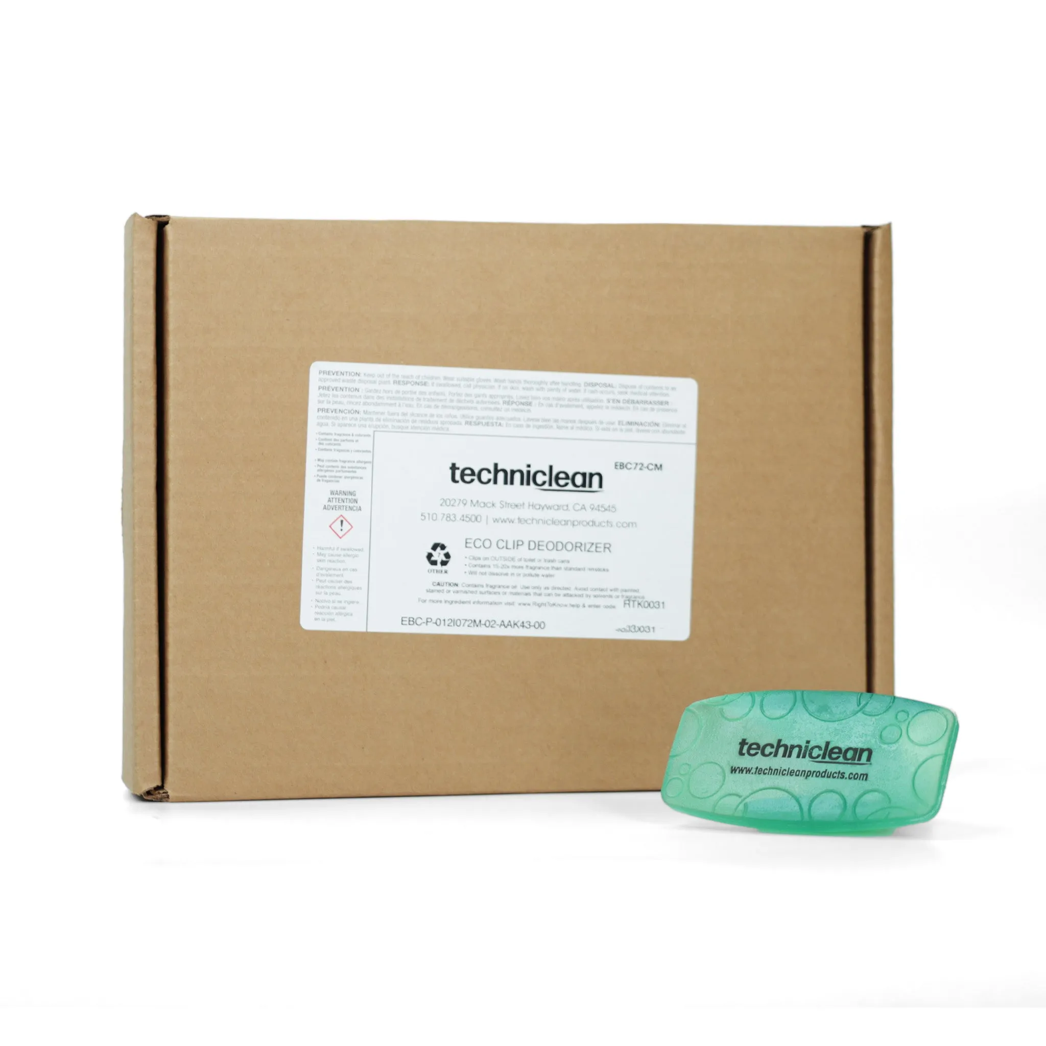 Deodorizer Bowl Clip, Herbal Mint Fragrance (12/bx)