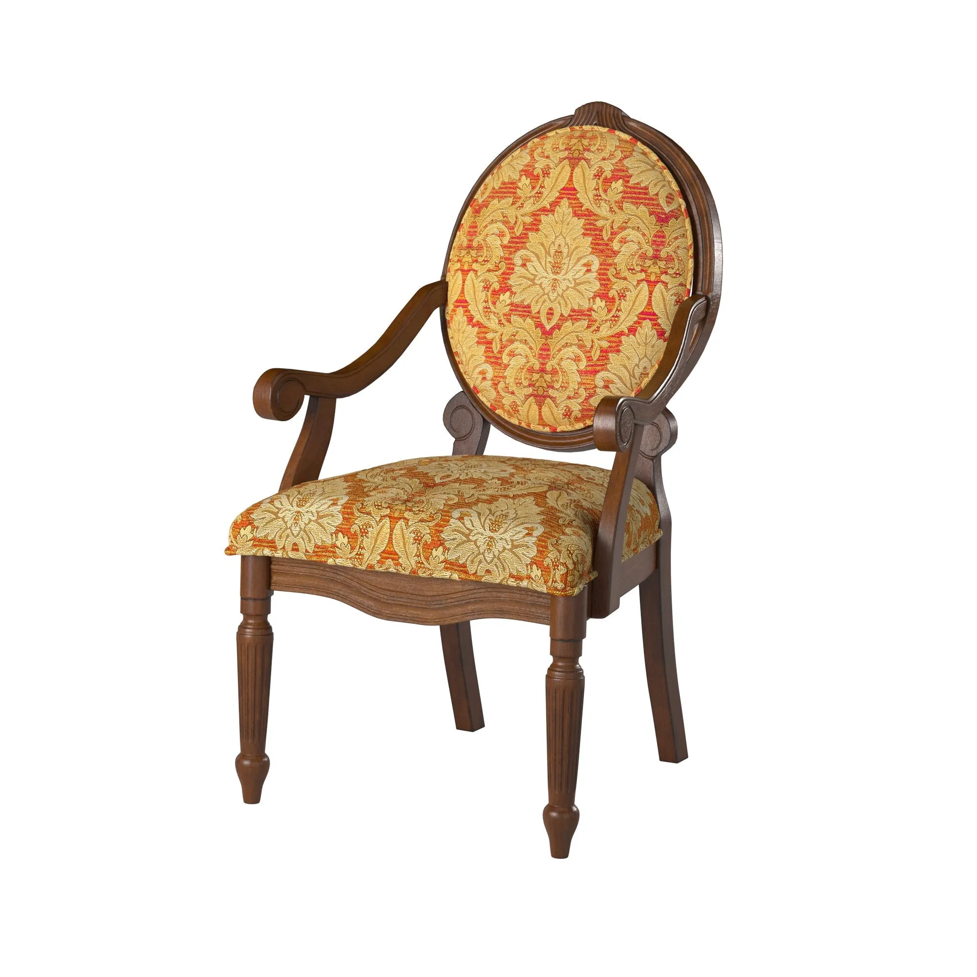 Hammond Classic Antique Oak Accent Chair