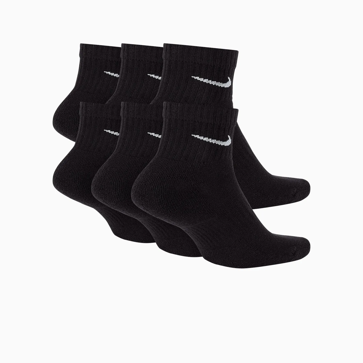 Men's Everyday Cushioned Training Ankle Socks (6 Pairs)