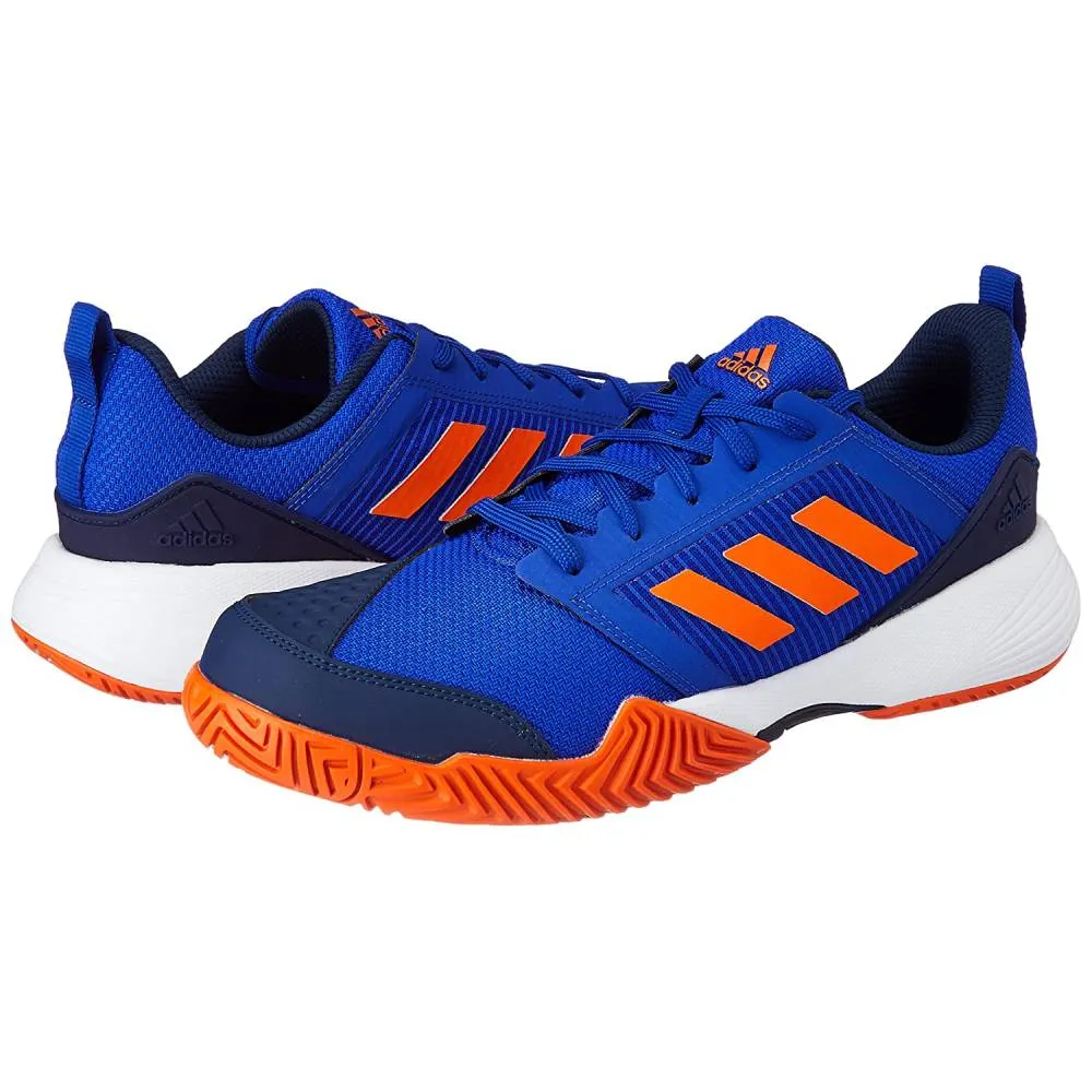 Men's Stin TNS 23 Tennis Shoe (Lucid Blue/Collegiate Navy/Semi Impact Orange)