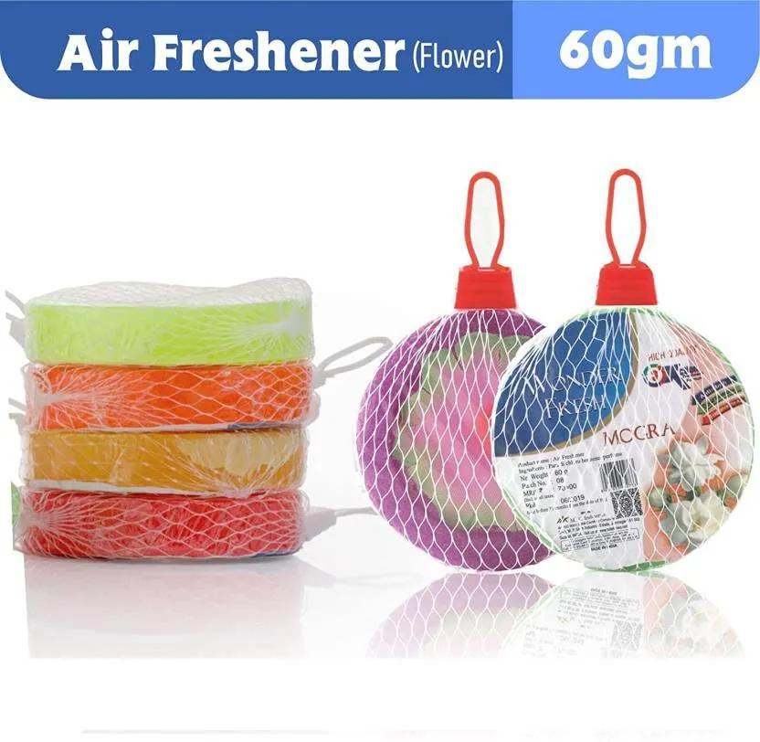 OrioleFresh Bathroom Freshener For Toilet, Washroom - Air Smell Fresheners Perfume Packets, Automatic Room Fragrance Blocks, long lasting, 50 Gram Each Pack of 5