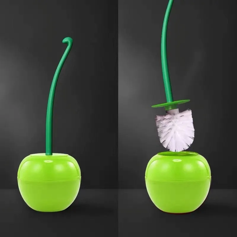 TEEK - Cherry Toilet Brush  with Holder