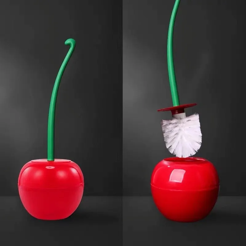 TEEK - Cherry Toilet Brush  with Holder